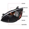 Spec-D Tuning 02-04 Nissan Altima Euro Headlight Black Housing 2LH-ALT02JM-RS - alternate 2